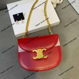 حقيبة مصممة راقية مصممة للنساء Crossbody Fashion New Half Round Roundles Bag مصنوعة من جلد أصلي مع حقيبة كتف واحدة من التوفو ذات الجودة العالية