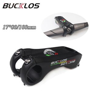 Bucklos 17 Derece Bisiklet Kök 31.8mm MTB Power 70/80/100mm Yol Bisikleti Gidon Sapları Bisiklet Accessorie