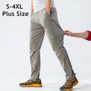 Men Women Summer Thin Fast Dry Sport Trousers Outdoor Climbing Stretch Breathable Fishing Hiking Pants 4XL Unisex Quick Dry Pant