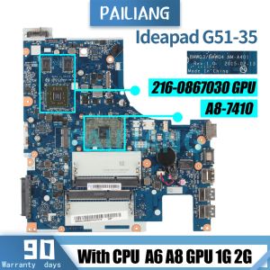 レノボアイデアパッドのマザーボードG5135ラップトップマザーボードNMA401 5B20J22828 5B20J22830 A67310 A87410 GPU 1G 2G DDR3メインボードフルテスト