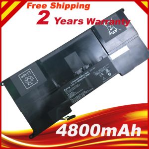 Batterier C23UX21 C23 UX21 Laptop Battery för Asus Zenbook UX21 UX21A UX21E UltraBook Series