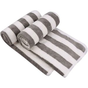 Sinland Süper Emici Mikrofiber El Havlu Yumuşak El Havlusu Banyo Saç Banyo Havlusu Spa Spor Seyahati 30inx15in 2 Paket