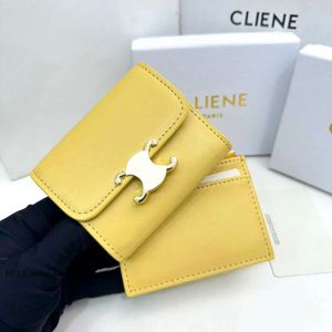 Celiene Bag Card Holder Luxury Cardholder Designer Coin Purses Cowhide Leather Fashion Key Pouch MensカードホルダーZippy Pures Chain Money Wallets 353