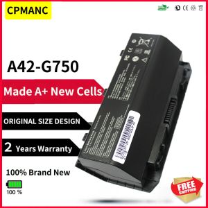 Batterier CPMANC Laptop Battery för ASUS ROG G750 Series G750J G750JH G750JM G750JS G750JW G750JX G750JZ CFX70 CFX70J A42G750