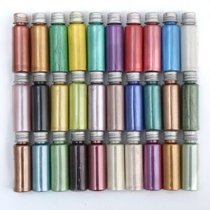 133Colors Pigment Mica Powder for Nail Glitter Epoxy Harts Colorant Makeup Bath Bomb Soap Candle Making Powder Pigment