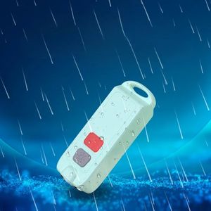 2024 130dB Self Defense Alarm Keychain Mini USB Rechargeable Emergency Flashlight Personal Alarm Keychain With Led Light For Women