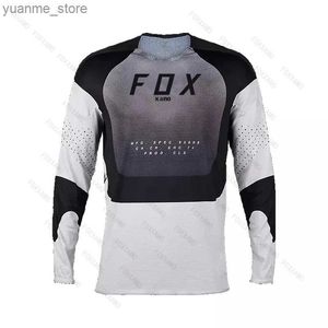 Cycling Shirts Tops New Mens Downhill Jerseys Xamo Mountain Bike Shirts Offroad DH Motorcycle Jersey Motocross Sportwear BMX Clothing Y240410