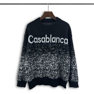 Mens Hoodies tröjor Sweatshirts Letter Jacquard Loseness Långärmad tröja Pullover Casual Crewneck Loose Printed Autumn and Winter Tops#074