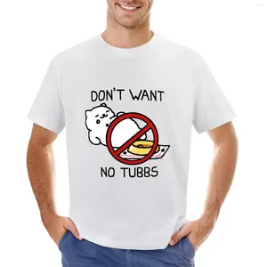 Herren Polos Neko ATSUME-Ich möchte keine Tubbs-T-Shirt-Schwarzen schnell trocknend Funnys Edition Herren Grafik T-Shirts Anime