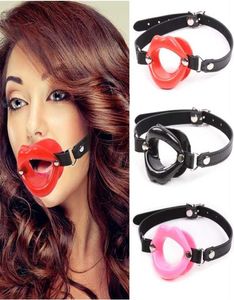 Female Blowjob Toy Sex Slave Silicone Lips O Ring Open Mouth Gag Oral Fetish Bdsm Bondage Restraints Erotic sexual toys adult 21117730948