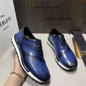 Berluti Mens Dress Dress Leather Shouse Casual Berluti/Bruti Mens Shoes Fashion Универсальная спортивная обувь кавалевая спортивная кроссовка с низкой топ -шнуров