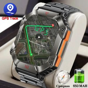 Watches 2023 New GPS Smart Watch Sports Fitness Bracelet Bluetooth Call Heart Rate IP67 Waterproof Smartwatch For Men Android IOS Watch