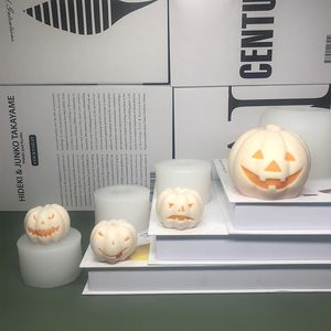 Halloween 3D Pumpkin Mousse Cake Chocolate Silicone Mold Aromatherapy Candle Epoxy Plaster DIY Handmade Mold for Home Decoration