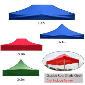 Tenda telhado oxford pano tom tolera capa de tenda gazebo impermeabilizante proteger tampa de sol ao ar livre abrigo de substituição de pano