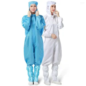 Motorcycle Apparel Disposable Protective Gown Coverall Reusable Dust-proof Anti-static Protection Overall Suit With Hood Elastic Cuffs