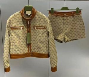 Jaquetas de mulheres calças shorts roupas de designer de designer dupla g de tripulação de luxo roupas de luxo mangas compridas estilo esportivo de estilo de lazer