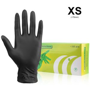 Thicken Waterproof Non-slip Oil Resistant Disposable Nitrile Gloves 100 Piece/Set Disposable Latex Gloves