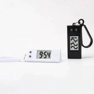 Mini LCD Digital Table Dashboard Desk Electronic Clock för Desktop Home Office Silent Desk Time Display Clock