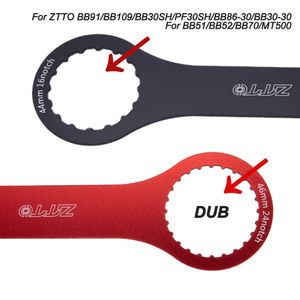 ZTTO自転車ボトムブラケットインストール修理ツールダブBBレンチスパナ44mm 46mm 16/24 IXF BB51 BB52 BBR60 MT800ダブ用Notch