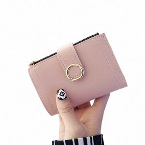 女性の財布小さなFIブランドレザーパース女性レディースカードバッグ