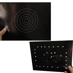 50 pcs incisione laser marcatura di saldatura per saldatura focus focus carta doppia percorso laser in fibra di carta oscura