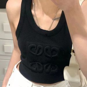 Designer Womens Vests Camis Knits Shirts Sleeveless Woman Tees Shirt Tanks Women Slim Vest Soft Silk Tshirts Short Tops Asian Size S-L