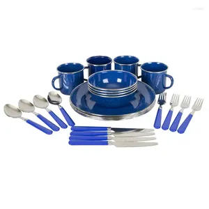 Dinnerware Sets peça de tabela de tabela de camping de peça 11220 Mochila de caminhada