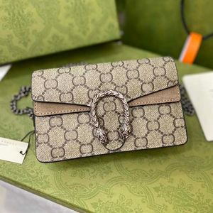 Top Quality Designer Bag Dionysus Snake Shoulder Bag Chain Strap Purse Clutch Bag Cross Body Handbag Fashion Wallet Messenger Luxury Mini bags Import Bag for Ladies