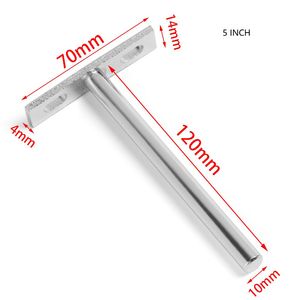 Supporto a parete galleggiante nascosto Supporto a parete pesante supporto per portabia da parete Bookshelhel Staffa di montaggio fai -da -te Piatta T Forma Connetti
