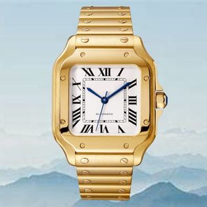 aaa watch Automatic Movement Fashion boss Watchs for Men Stainless Steel Folding buckle Sapphire Gold Waterproof Stopwatch Busines219E