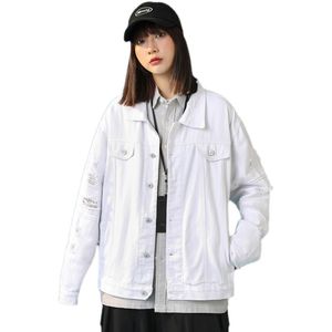 2022 Women jeans giacca grande tasca femmina oversize oversize giù per il collare sciolto di jeans coats outwear
