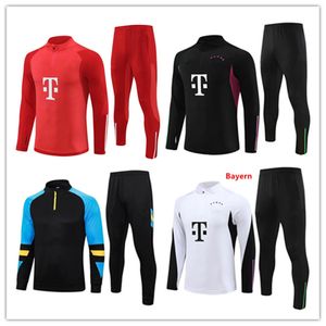 2023 2024 Bayern Munich Football Tracksuit 23 24 Sane Kane Soccer Jersey Kids Bayern Succer Training Suit Stubuits Stowerement Foot Chandal مجموعات الركض