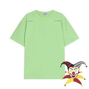 Herr t-shirts gräsgrön cavempt t-shirt cav tip c.e t shirt för män kvinnor lös tee topp j240409