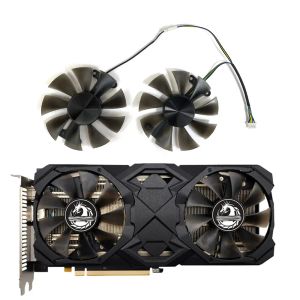 Pads 2pcs/lot GA91S2U GPU Cooling Fans Sostituzione per Soyo Radeon RX 580 8G GDDR5 Video grafico Fans Cooler Fans