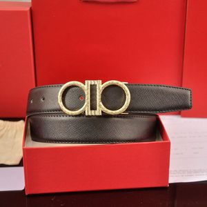 Whole Designer Belt Man Woman Belts Genuine Leather Classic 4 Colors Buckle Width 3 5cm276O