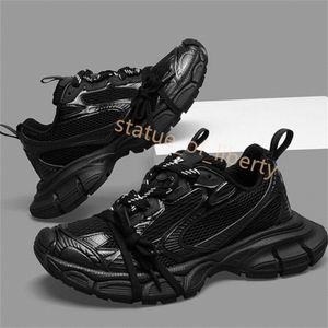 2024 Casual Mens Designer Buty Kobiety Track 3xl Rose Goldens Phantom Treakers Mokorka Mule But Różowe nylonowe ścieżki Black Runners Duże płaskie trenery R7