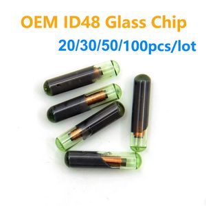 20/30/50/100pcs Ключ автомобиля Чип чип Blank OEM ID48 Чип Auto Transponder Chip Glass ID 48 Чип разблокировки чип