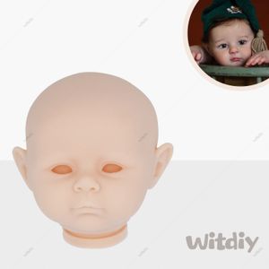 Witdiy archie 50 cm/19,69 tum ny vinyl blank reborn docka baby ommålad kit/ge 2 gåvor
