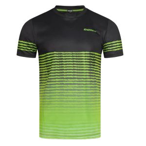 Vestidos Donic mesa de tênis roupas de tênis esportivo de manga curta camiseta pingue -pongue camisas de esporte 83213 Tops homens mulheres mulheres