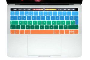 터치 바가있는 MacBook Pro 용 스페인어 키보드 커버 스킨 커버 13 