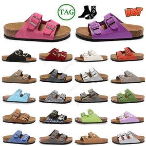 New Birkes Buckle Bostons entupidas homens Mulheres BirkinStock Slipper Multiple Styles Strap Sandália plana Slide Summer Summer Beach Designer Treinadores Tamanho EUR36-45