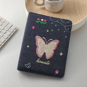 Vintage Denim Binder Notebook Pocard Holder Collect Pos Storage Kpop Cards Pockets Sleeves Stationery Supplies