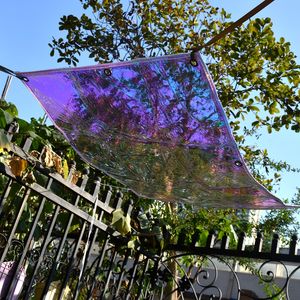 0.3mm Colorful PVC Rainproof Cloth Balcony Windows Awning Bonsai Succulent Plant Keep Warm Tarpaulin Dog House Cover Waterproof