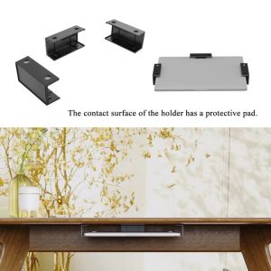 Stand Laptop Support Wall Mount Laptop Holder Plastic Bracket For Table Back Tangentboards WiFi Router Storage Ideal Home Office Supplies