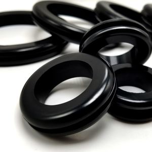 20pcs rubber plug with hole Rubber Grommets Gasket Retaining Ring For Protects Wire Cable And Hose Custom Part Seal Assortment