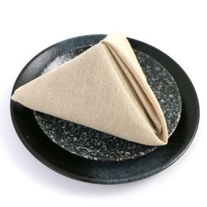 12PCS 30x45CM Cloth Napkins with Hemmed Edges Wholesale Prices Polyester Blend Fabric Table Mat for Kitchen Dining Wedding