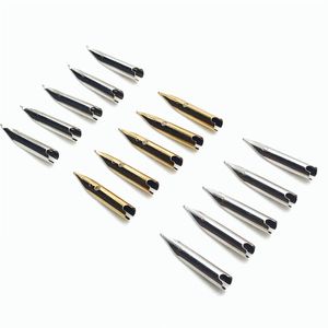 5pc STANDE PEN FONTAIN UNIVERSALE STANDARD STANDARD 0,38 Penne a inchiostro d'oro Iridium per scrivere calligrafia Molte serie possono essere cambiate