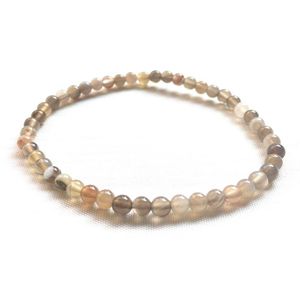 Beaded Mg0104 Wholesale A Grade Botna Agate Bracelet 4 Mm Mini Gemstone Womens Yoga Mala Energy Nce Jewelry Drop Delivery Bracelets Dh6Pg