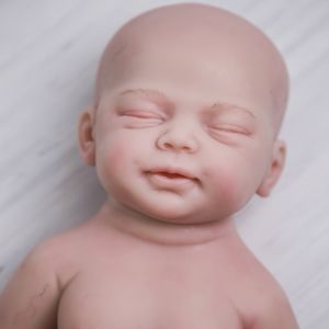 Cosdoll 46 cm 2,25 kg 100% full kropp silikon återfödd baby docka realistiska baby leksaker nyfödda dockor för barn härlig återfödd baby docka