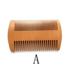 100pcs Fine Coarse Tooth Dual Sided Wood Combs Wooden Hair Comb Double Sides Beard Comb for Men13218845280062